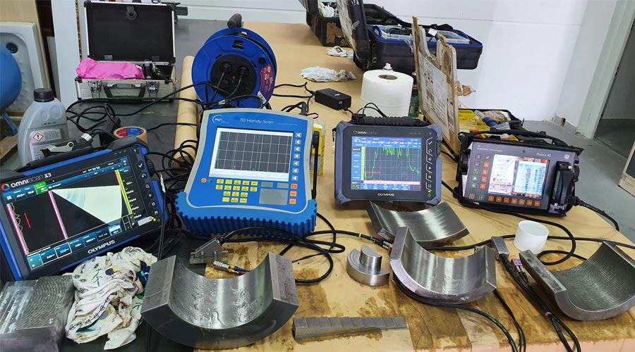 different non-destructive testing materials