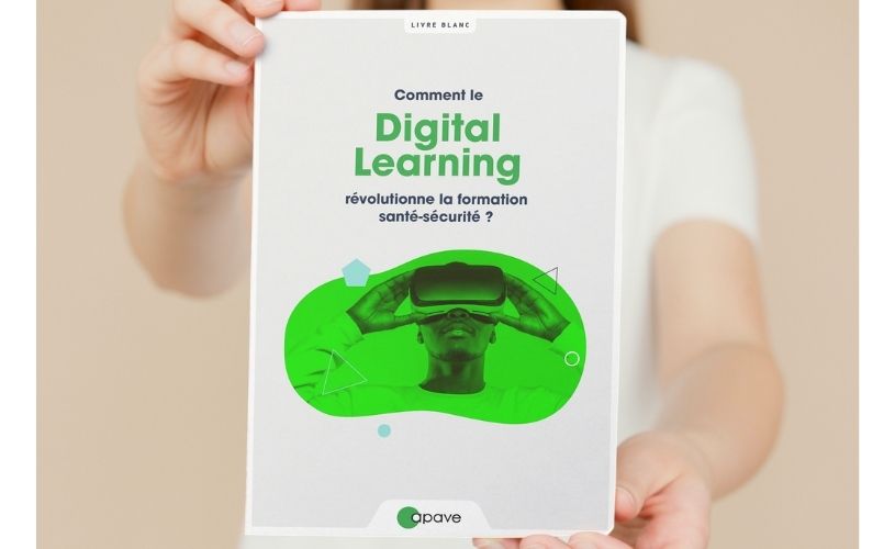 Extrait couverture livre blanc Digital Learning par Apave