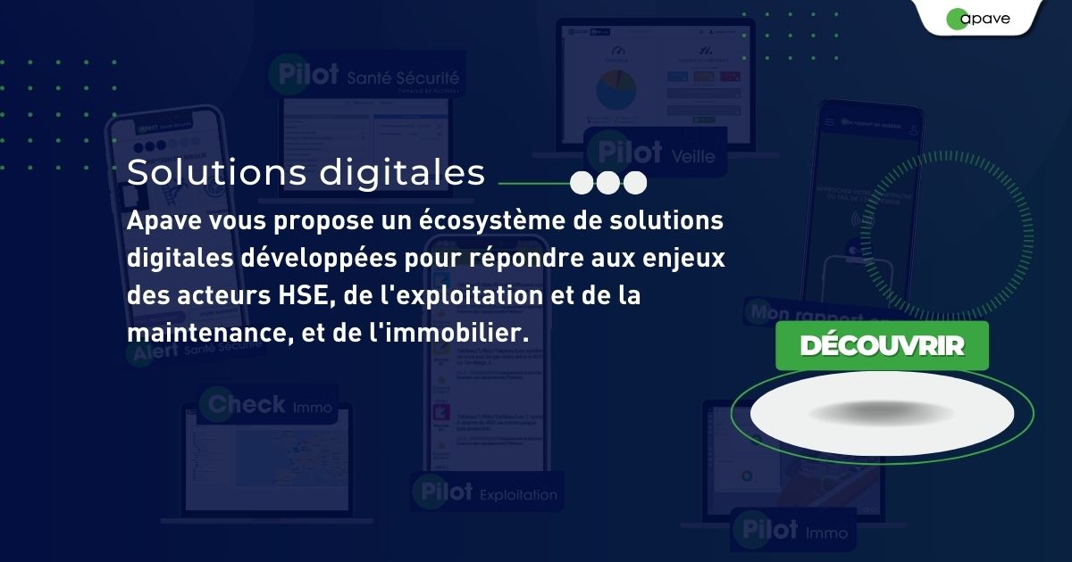 La gamme de solutions digitales en maitrise des risques