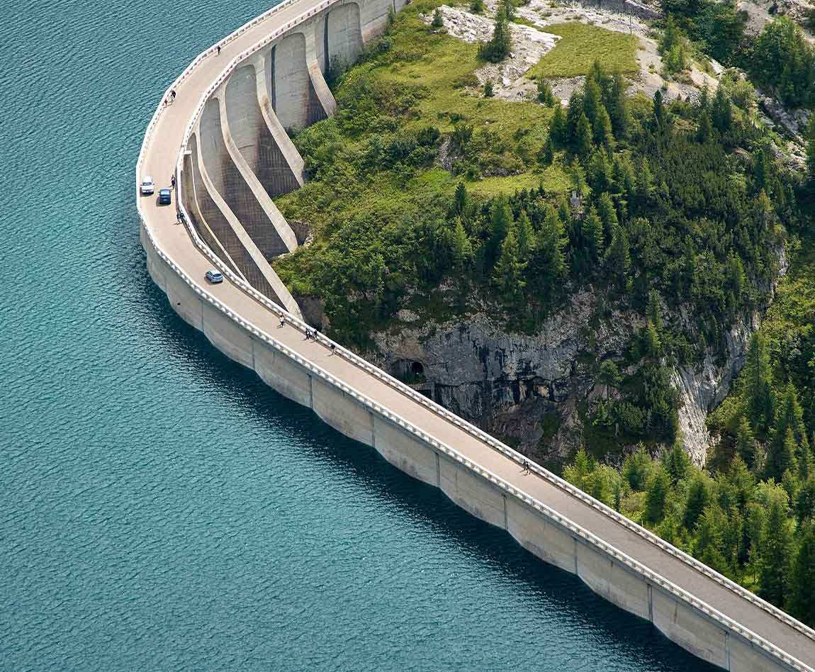 Réservoir - barrage hydraulique
