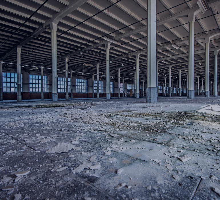 disused warehouse
