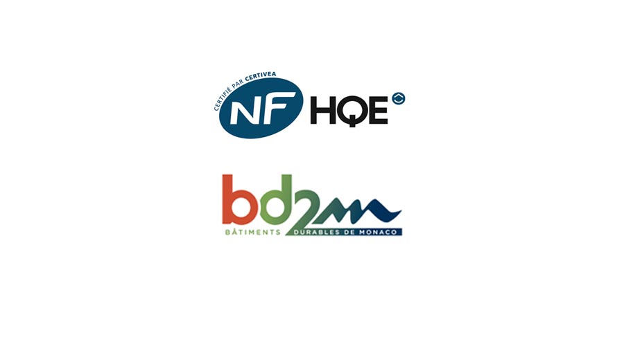 Logos HQE et Bd2m