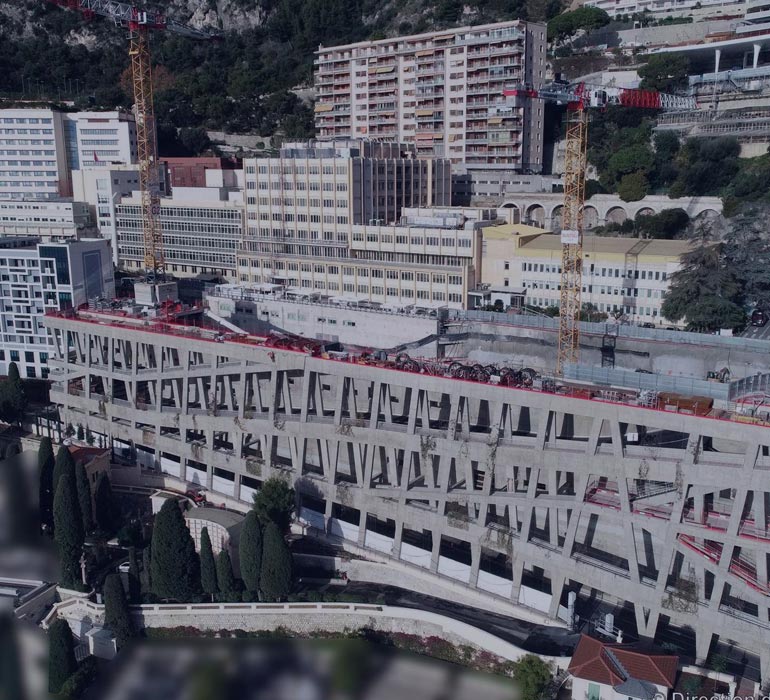 Construction of the Grace Hospital of Monaco