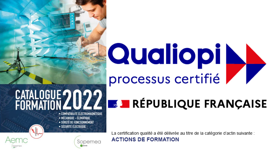 Catalogue formation et logo QUALIOPI