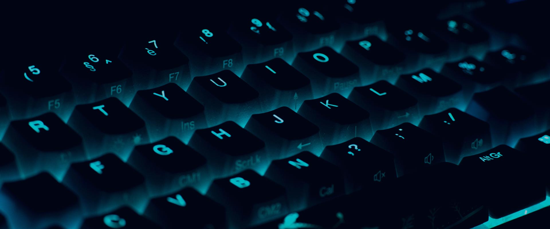 backlit computer keyboard