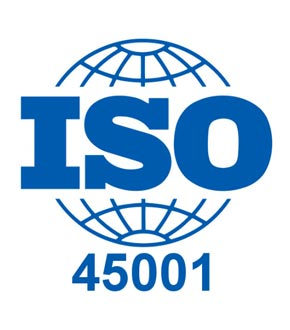 Logo bleu ISO 45001