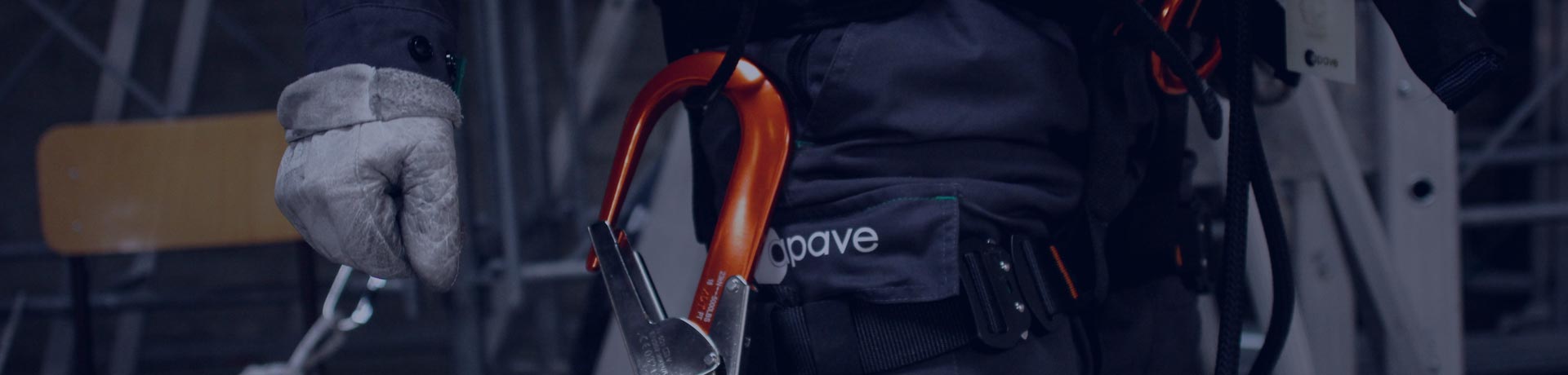 Apave engineer in safety clothing
