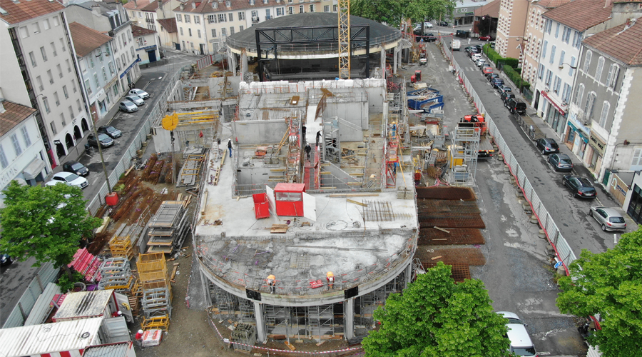 construction site foirail of Pau