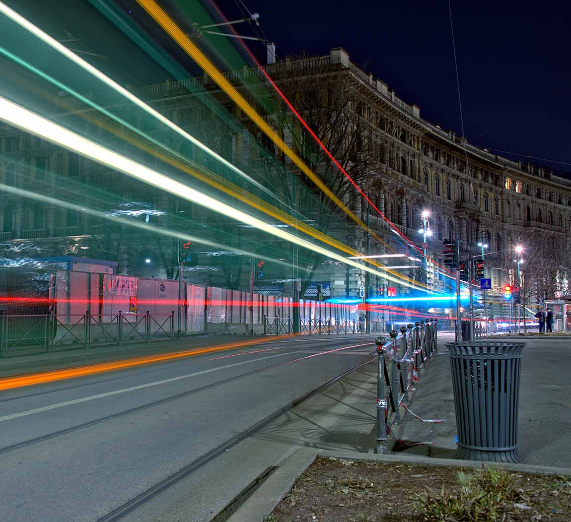 Lights in the street