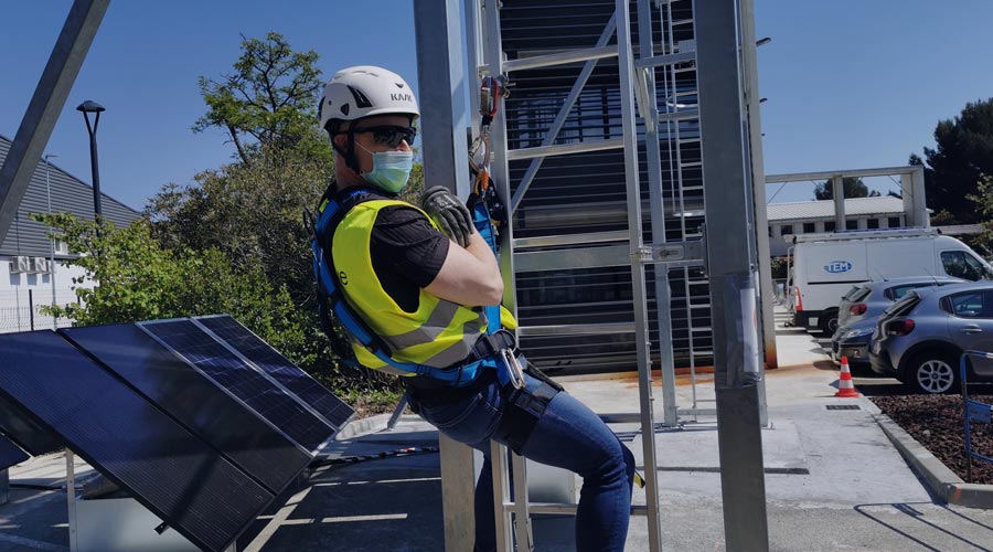 Rope access training