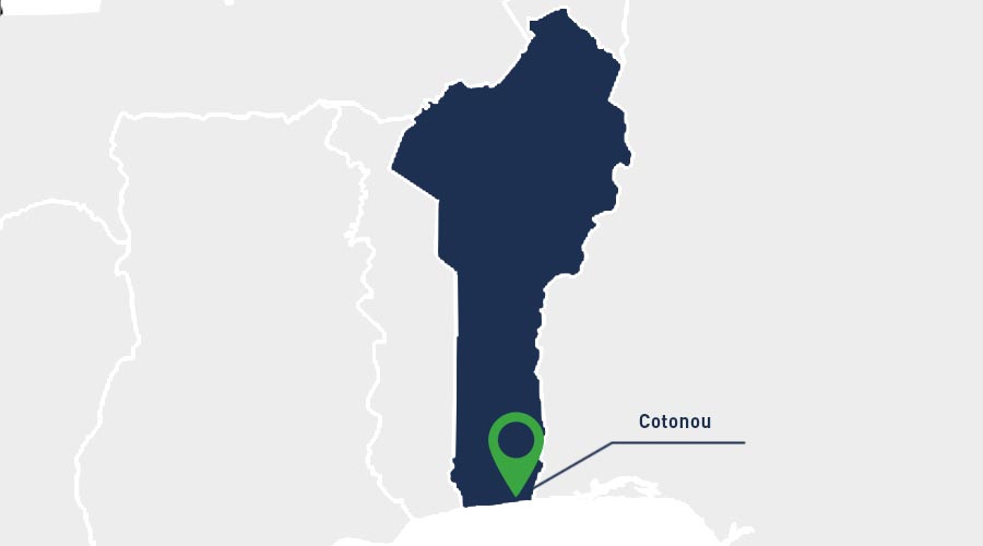 Mapa de Apave no Benin