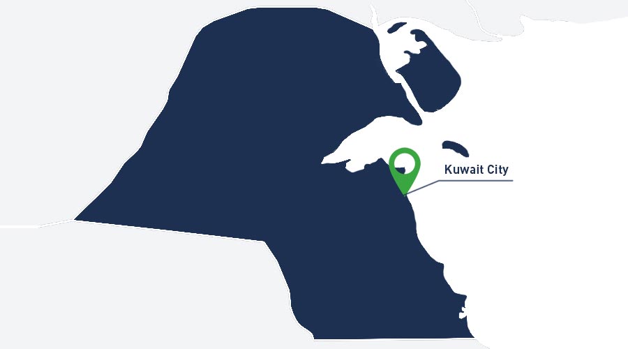 Carte du Koweit